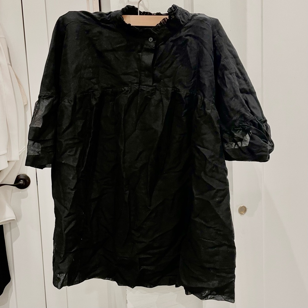 Allsaints black blouse